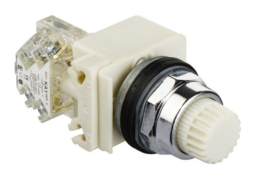 Кнопка Schneider Electric Harmony 30 мм, 24В, IP66, Белый