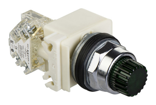 Кнопка Schneider Electric Harmony 30 мм, 230В, IP66, Зеленый