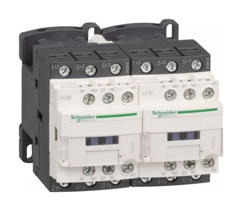 Реверсивный контактор Schneider Electric TeSys LC2D 3P 9А 400/24В AC 4кВт