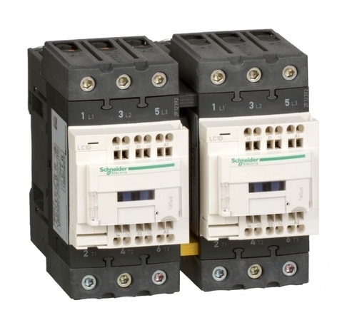 Реверсивный контактор Schneider Electric TeSys LC2D EVERLINK 3P 40А 440/120В AC 18.5кВт