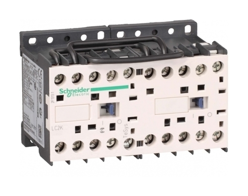 Реверсивный контактор Schneider Electric TeSys LC2K 3P 12А 400/24В AC 5.5кВт