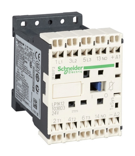 Контактор Schneider Electric TeSys LP4K 3P 12А 400/24В DC 5.5кВт