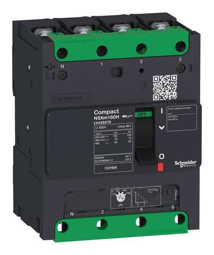 Силовой автомат Schneider Electric Compact NSXm, 16кА, 4P, 16А