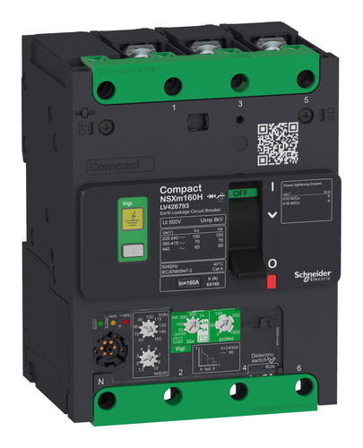 Силовой автомат Schneider Electric Compact NSX, 25кА, 3P, 160А