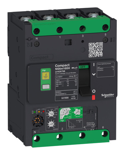 Силовой автомат Schneider Electric Compact NSX, 25кА, 4P, 160А