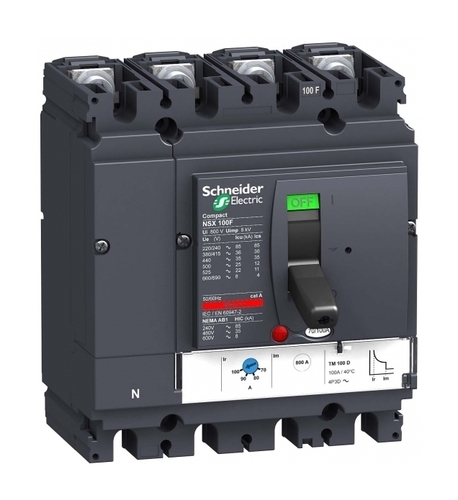 Силовой автомат Schneider Electric Compact NSX 100, TM, 36кА, 4P, 16А