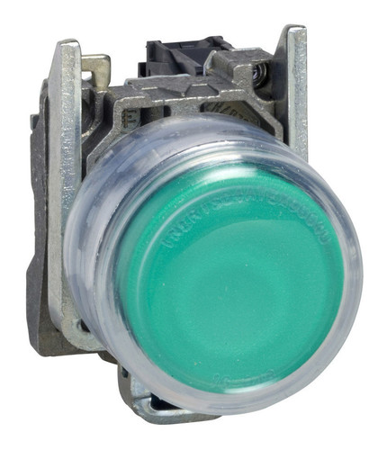 Кнопка Schneider Electric Harmony 22 мм, 240В, IP65, Зеленый