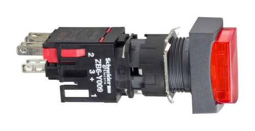 Кнопка Schneider Electric Harmony 16 мм, 24В, IP65, Красный