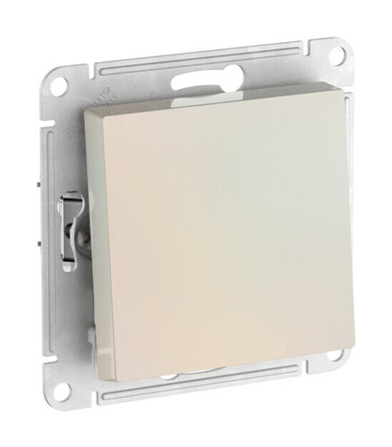 Systeme Electric AtlasDesign Жемчуг Переключатель перекрестный 1-клавишный, сх.7, 10АХ, мех., быстрозажим. клем.