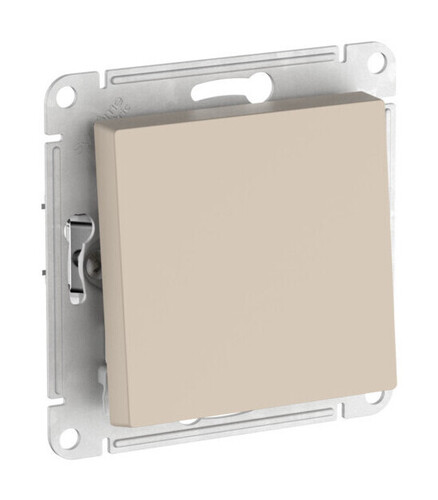 Systeme Electric AtlasDesign Песочный Переключатель перекрестный 1-клавишный, сх.7, 10АХ, мех., быстрозажим. клем.