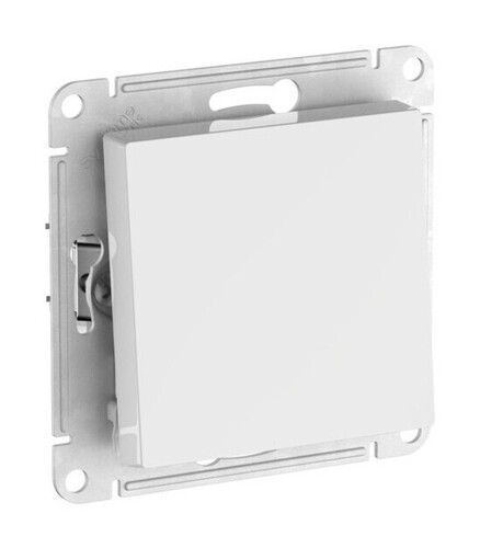 Systeme Electric AtlasDesign Aqua Белый Переключатель 1-клавишный IP44, сх.6, 10АХ, мех., быстрозажим. клем.