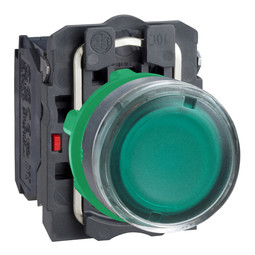 Кнопка Harmony 22 мм, 250В, IP66, Зеленый
