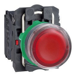 Кнопка Harmony 22 мм, 240В, IP66, Красный