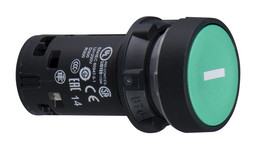 Кнопка Harmony 22 мм, IP54, Зеленый, XB7NA3131